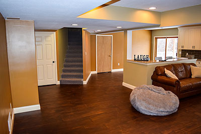Basement Basement Remodeling Services in Woodbury - Stairs
